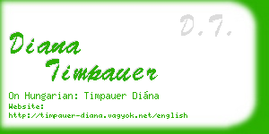 diana timpauer business card